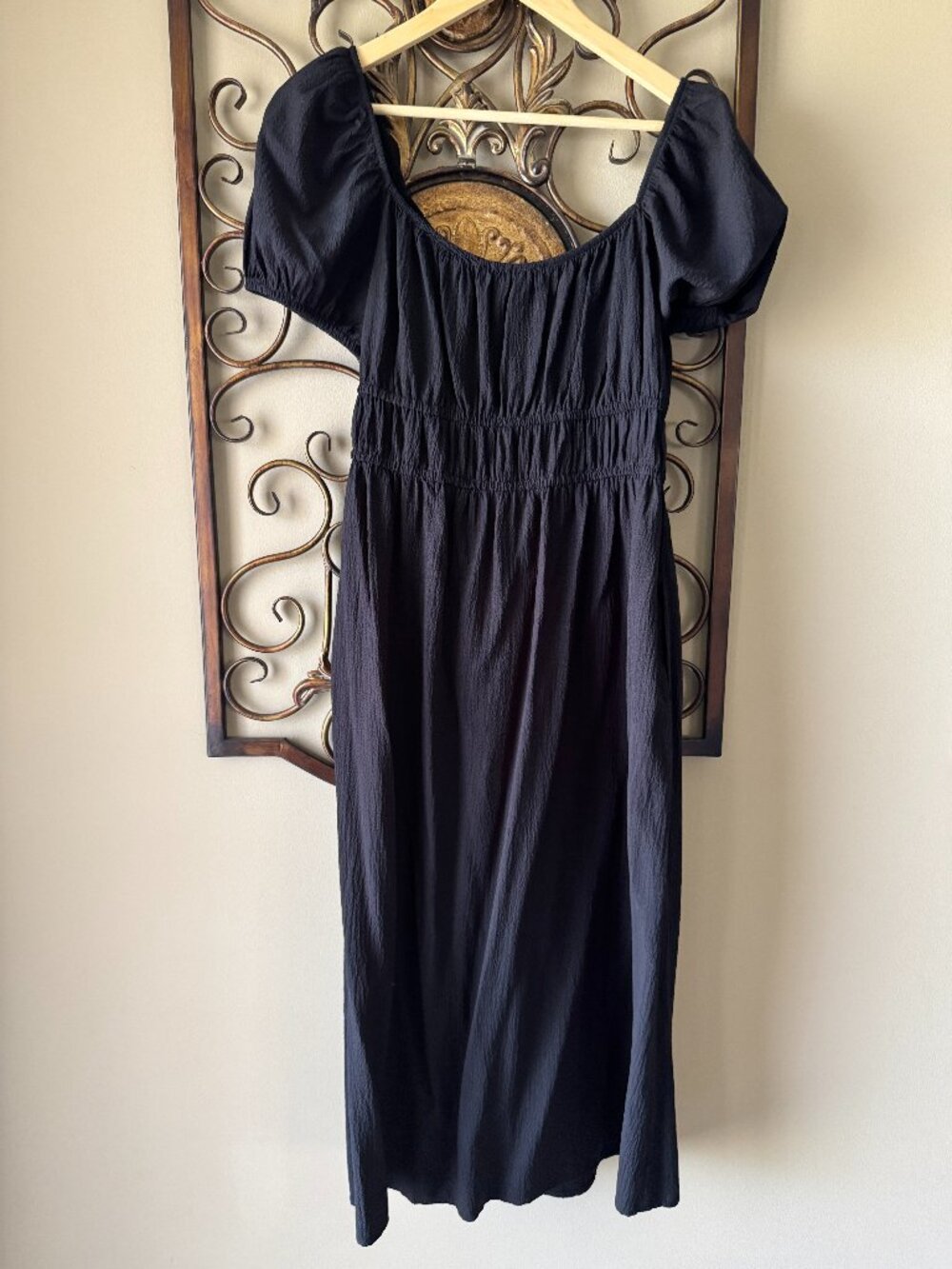 Calvin Klein Peasant Dress